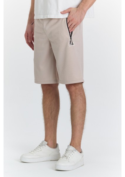 Erkek Polycotton Şort Ekru 6051-E