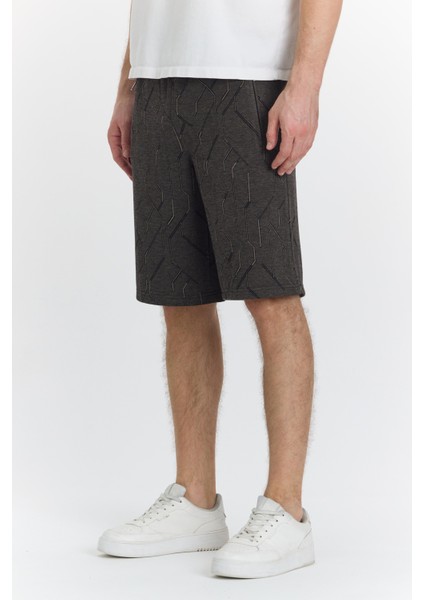 Erkek Polycotton Şort Kahve 6049-K