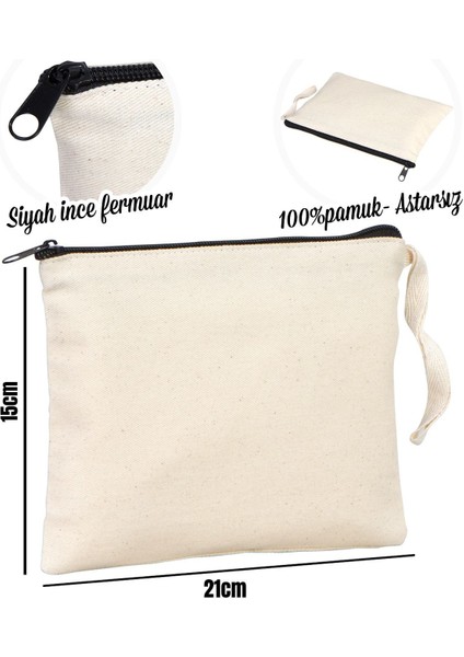 Bej Renkli Astarsız Clutch Çanta, 21x15cm, 10 Adet, Şık ve Hafif Alternatif Boyut modelleri