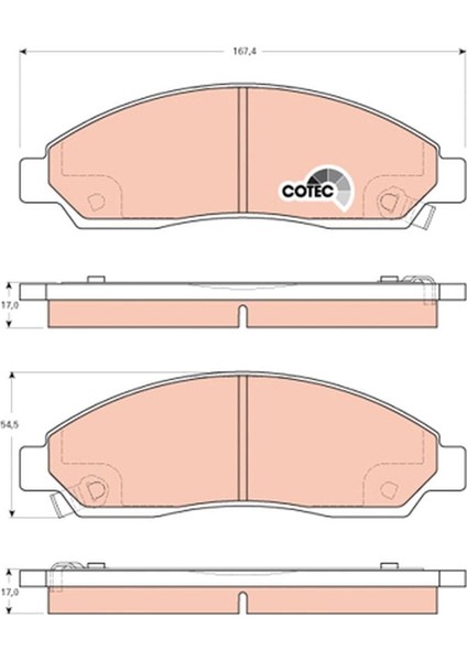 Ön Balata Fişsiz Isuzu D-Max 02-09