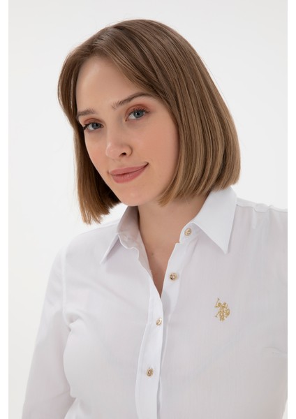 Kadın Beyaz Gömlek Basic 50298112-VR013 fiyatları