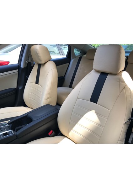 Honda Civic Araca Özel Oto Koltuk Kılıfı - Deri