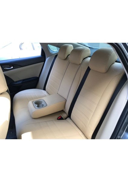 Honda Civic Araca Özel Oto Koltuk Kılıfı - Deri modelleri