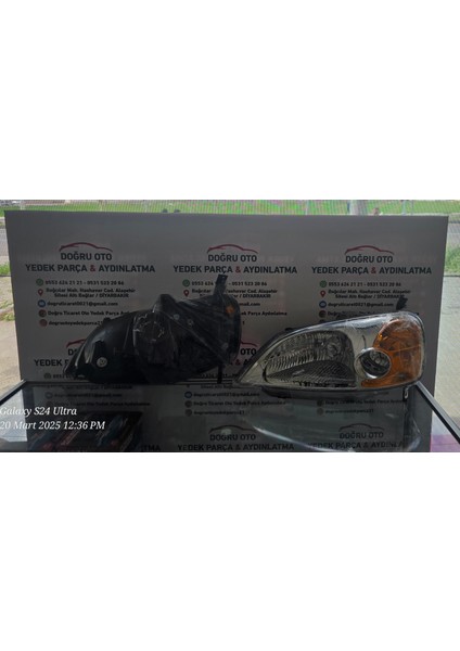 Honda Civic Depo Ön Far Sağ+Sol Takımı 2002-2005 Model Uyumlu