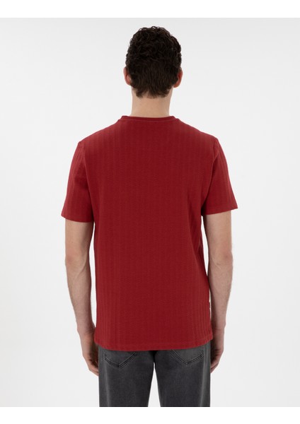 Erkek Nar Çiçeği Regular Fit Tişört 50302581-VR239