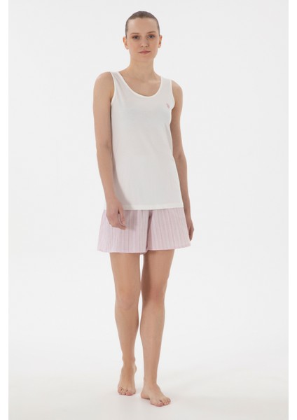 Kadın Ekru Pijama Takım 50312902-VR019