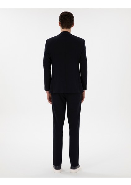 Erkek Lacivert Ex. Slim Fit Takım Elbise 50306345-VR033 indirimleri