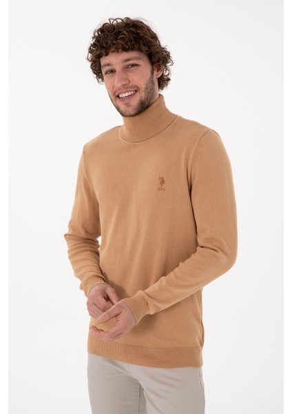 Erkek Camel Melanj Kazak /triko 50288884-VR122 modelleri