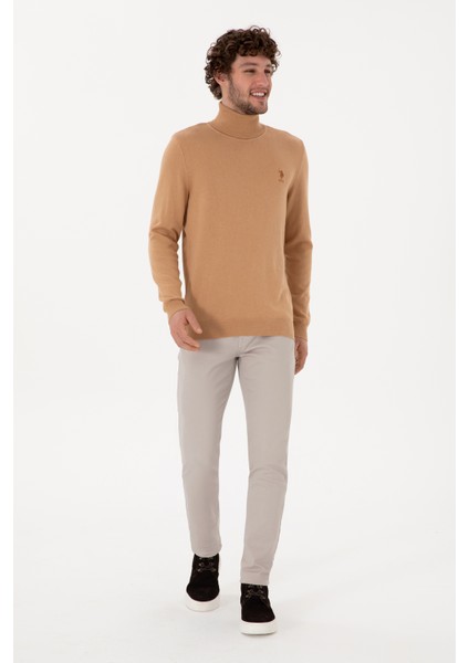 Erkek Camel Melanj Kazak /triko 50288884-VR122 fırsatları