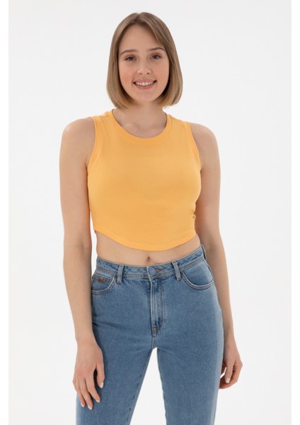 Kadın Kavun Tişört Basic 50305695-VR202