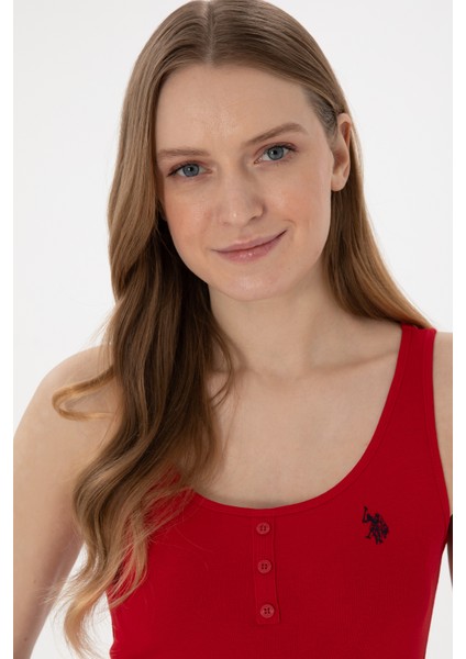 Kadın Kırmızı Tişört Basic 50300895-VR030 fiyatları