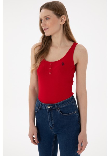 Kadın Kırmızı Tişört Basic 50300895-VR030 modelleri