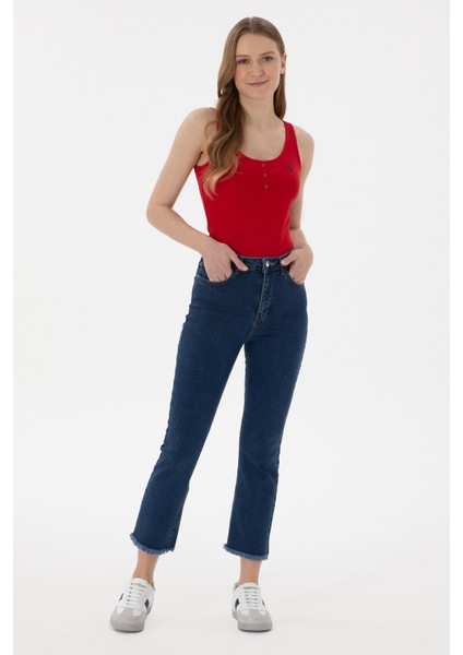 Kadın Kırmızı Tişört Basic 50300895-VR030 fırsatları