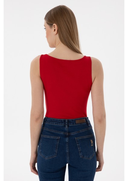 Kadın Kırmızı Tişört Basic 50300895-VR030 indirimleri