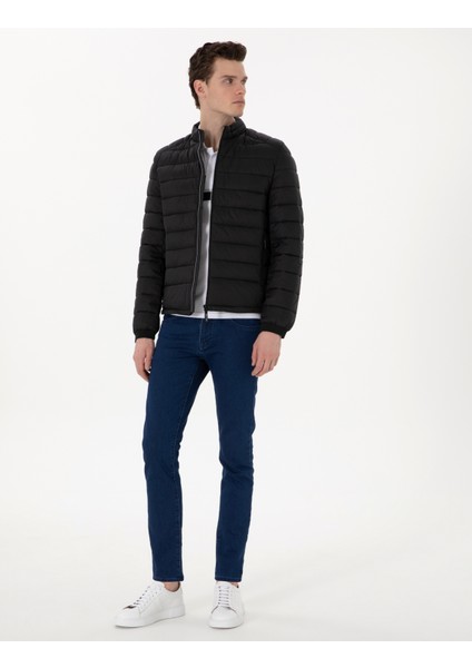 Erkek Siyah Cropped Slim Mont 50302527-VR046