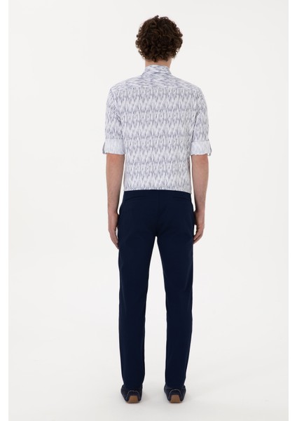 Erkek Lacivert Pantolon (Kanvas-Chino) 50309142-VR033 fırsatları