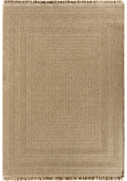 Seyran India Koleksiyonu Jüt Dokuma Natural Halı 668 Bej
