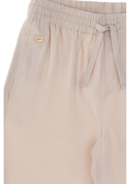 Kız Çocuk Bej Pantolon (Kanvas-Chino) 50309120-VR011