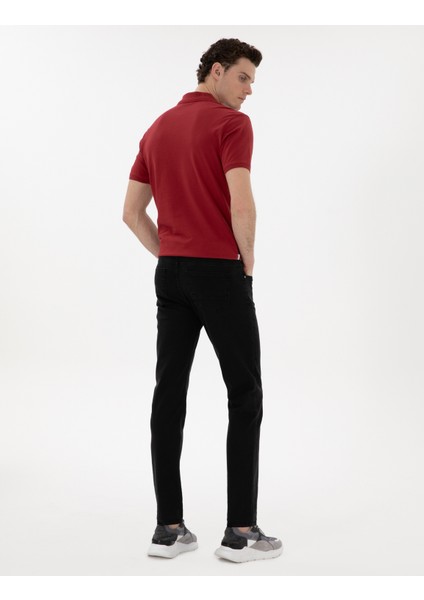Erkek Siyah Straight Fit Jean Pantolon 50302662-VR046