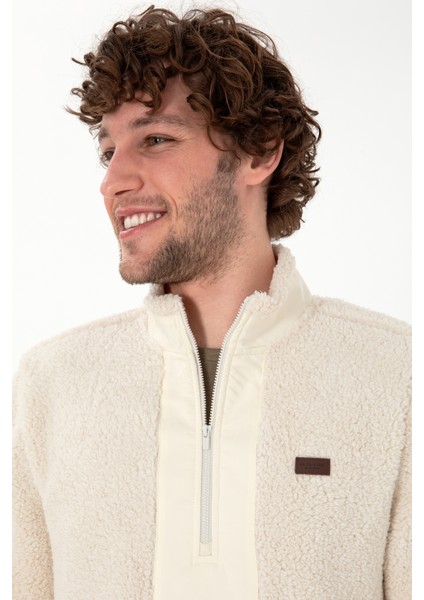 Erkek Krem Sweatshirt 50295822-VR071 fiyatları