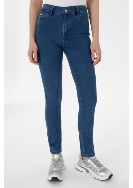 Kadın Mavi Pantolon (Jean) 50299383-DN0022