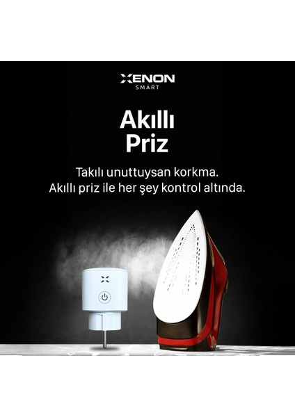 Akım Korumalı Mobil Uygulama ile Uzaktan Kontrol Edilebilen Enerji Ölçümlü Akıllı Wi-Fi/Bluetooth Priz X7010