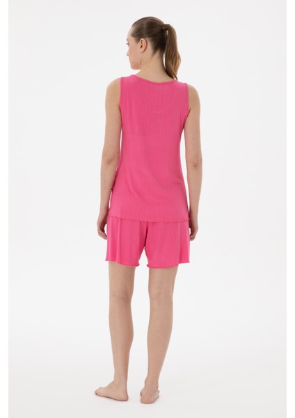 Kadın Fuşya Pijama Takım 50312952-VR023 indirimleri