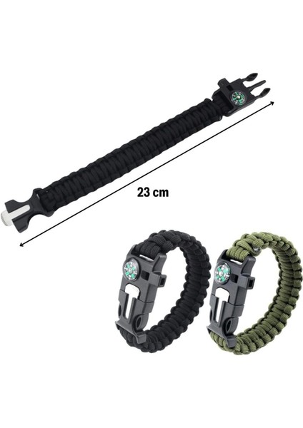 Paracord Kumaş Çok Amaçlı Kamp Bilekliği, Pusula Özellikli Survival Düdüklü Kamp Bilekliği modelleri