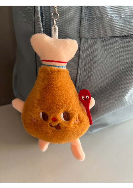 Tavuk But Şeklinde Eğlenceli Peluş Anahtarlık/çanta Süsü modelleri
