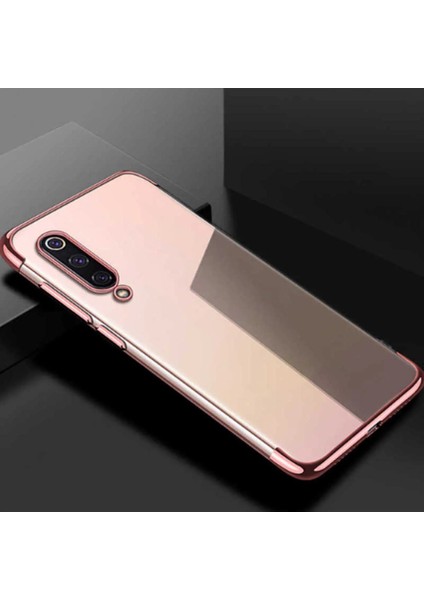 Xiaomi Mi 9 Kılıf Dört Köşeli Lazer Silikon Kılıf
