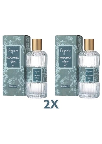 Cam Şişe Aqua Kolonya 200 ml - 200 ml