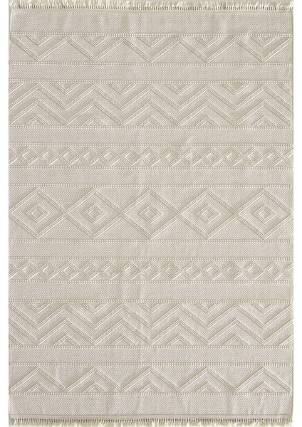 Vegas 1459 Krem Koridor Halısı Kesme Yolluk Mutfak Halısı Modern Salon halısı