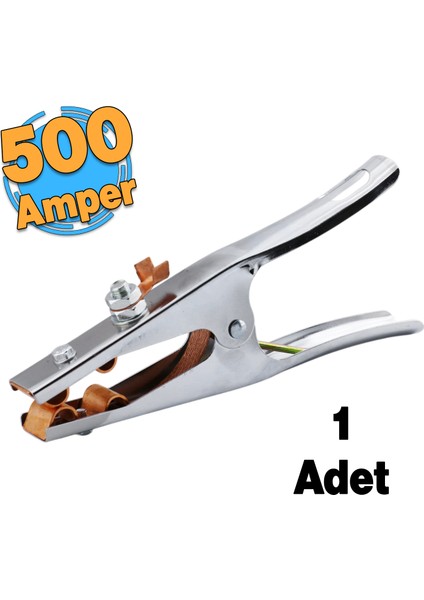 500 Amper Elektrod Kaynak Bakır Destekli Kaynakçı Pense Kaynak Şase Pensesi 1 Adet Tek 24 cm
