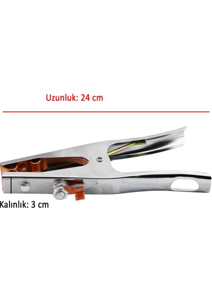 500 Amper Elektrod Kaynak Bakır Destekli Kaynakçı Pense Kaynak Şase Pensesi 1 Adet Tek 24 cm fiyatları