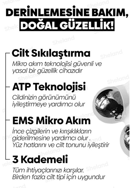 Pro Ems Toparlayıcı, Yenileyici ve Canlandırıcı Yüz Masaj ve Temizleme Cihazı fırsatları