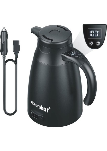 Yeni Nesil 12V/24V Kettle Araç İçi Oto Su Isıtıcı-Termos