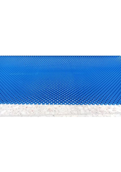 Pvc Paspas 120 x 450 cm Mavi Banyo Kaymaz Yer Zemin Matı S-Mat Zincir Desen fiyatları