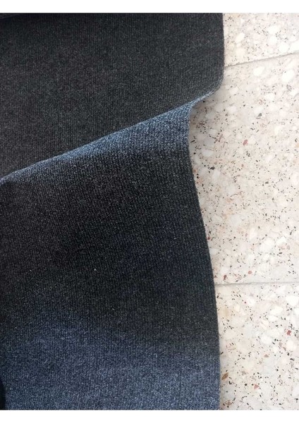 Rengi Antrasit Halıfleks 2 x 1 Metre Rip Halıflekx Fuar Halısı Rip Halı