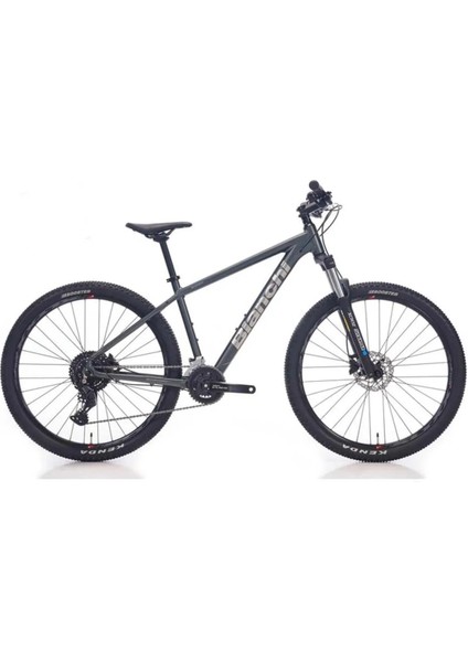 Magma 27S Cues Erkek Dağ Bisikleti 430H Hd 27.5 Jant 18 Vites Dark Grey Silver Gloss