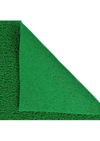 Kıvırcık Halı Paspas 14 mm Renk Yeşil 1,20 x 5,50 Metre Su Emici Iş Yeri Apartman Kaymaz