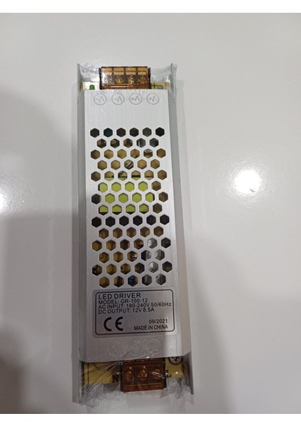 Ultra Slim Şerit LED Trafosu 12V -8,5 Amper