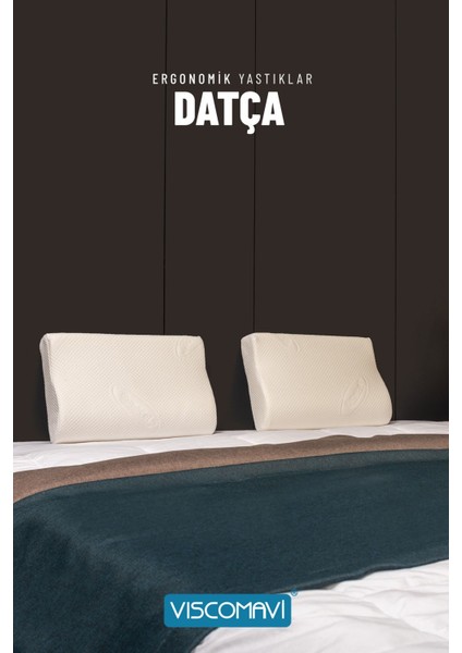 Datça Ortopedik Visco Yastık Ergonomik Hafızalı Visco Yastık