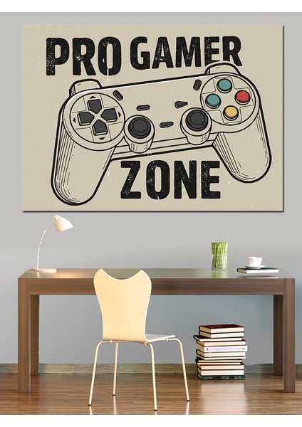Pro Gamer Alanı Dekoratif Kanvas - Mdf Ahşap Tablo modelleri