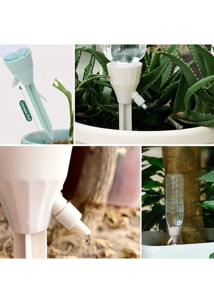 Ayarlanabilir Akış Hızına Sahip Damlama Sulama Çivileri 3lü Otomatik Bitki Sulama Aparatı Tüm Pet Şişelere Uyumlu fiyatları