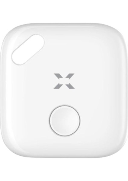 Air Tag Akıllı Bluetooth Takip Cihazı Anahtar Çanta Kayıp Eşya Bulucu Uzun Pil Ömürlü IOS Uyumlu Beyaz X6602