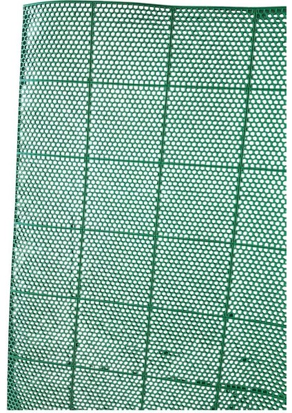 Pvc Kare Paspas 90 x 500 cm Yeşil Banyo Kaymaz Yer Zemin Matı