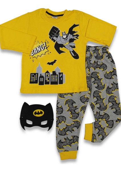 BATMAN BASKILI ERKEK PİJAMA TAKIMI