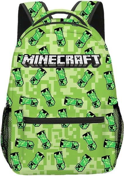 Sevimli Karikatür Minecraft Okul Çantası (Yurt Dışından)