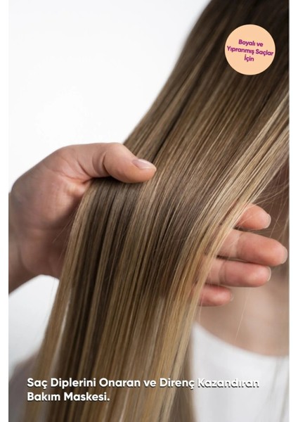 Kuru ve Yıpranmış Saçlar Için Keratin&biotin Onarıcı Saç Maskesi