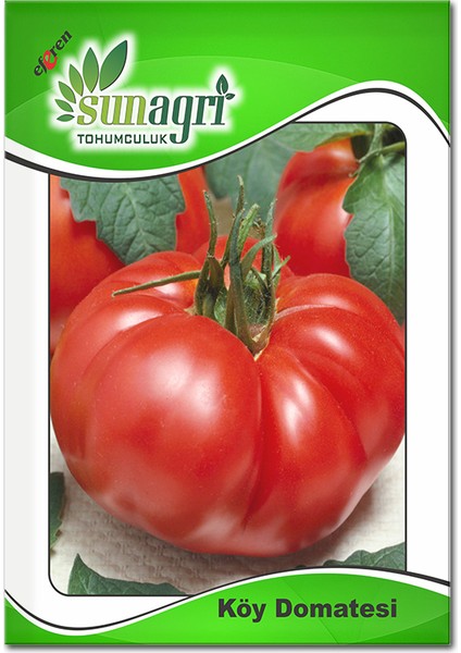 Sunagri Köy Domatesi Tohumu - Gerçek Köy Lezzeti Kalın Kabuklu Uzun Hasat Süreli